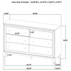 Welsley 6-drawer Dresser Cabinet Walnut — product view 13