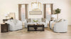 Rainn Boucle Upholstered Sloped Arm Sofa Latte — product view 13