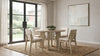 Strouse 47-inch Round Wood Dining Room Table Natural Oak — product view 13