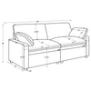Collins Modular Power Loveseat Black — product view 13