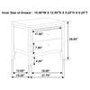 Wilkes 2-drawer Nightstand Bedside Table Dark Cocoa — product view 13