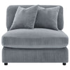 Blaine Upholstered Reversible Chaise Sectional Sofa Fog — product view 13