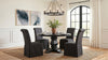 Shawna Upholstered Skirted Side Chair Black (Set of 2) — product view 13