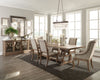 Brockway 104-inch Extension Leaf Dining Table Barley Brown — product view 13