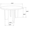 Strouse 5-piece Dining Set Black — product view 13
