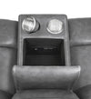 Conrad 2-piece Upholstered Padded Arm Motion Sofa Set Grey — product view 13