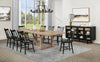 Middleton 106-inch Extension Leaf Dining Table Natural Brown — product view 13