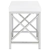 Eliza Vanity Set with Lighting & Stool White and Chrome — product view 13