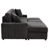 Pastrana Upholstered Sleeper Sectional Sofa LAF Chaise Grey — product view 13