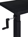 Westpark Height Adjustable Mobile Bedroom C-Table Black — product view 13