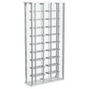 Montara Tempered Glass Wine Storage LED Curio Cabinet Chrome — product view 13