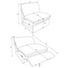 Collins Modular Power Armless Recliner Black — product view 13