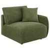 Elysia 6-piece Fabric Upholstered Modular Sectional Sofa Green — product view 13