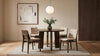 Strouse 47-inch Round Wood Dining Room Table Walnut — product view 13
