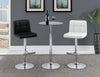 Lenny Tufted Adjustable Leatherette Bar Stool Black (Set of 2) — product view 13