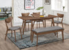 Alfredo Dining Side Chair Grey and Natural Walnut (Set of 2) — product view 14