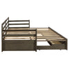 Sorrento 2-drawer Twin XL Daybed with Extension Trundle Grey — product view 14