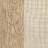 Kailani Cane Counter Height Storage Dining Table Beige Oak — product view 14