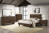 Glenwood 2-drawer Nightstand Bedside Table Warm Brown — product view 14