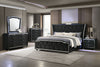 Lorient 8-drawer LED Bedroom Dresser Cabinet Black — product view 14