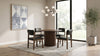 Kehoe Upholstered Dining Side Chair Black and Walnut (Set of 2) — product view 14