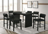 Kehoe Upholstered Counter Height Chair Black (Set of 2) — product view 14