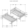 Dakota Wood Twin Over Twin Bunk Bed Natural — product view 14