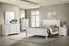 Louis Philippe 2-drawer Nightstand Bedside Table White — product view 14