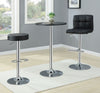 Lenny Tufted Adjustable Leatherette Bar Stool Black (Set of 2) — product view 14