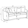 Rainn 2-piece Boucle Upholstered Sloped Arm Sofa Set Latte — product view 14