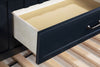 Carlsbad Wood Twin Captains Bed With Trundle Navy Blue — product view 14
