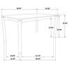 Parkridge 7-piece 59-inch Wood Dining Set Natural Walnut — product view 14
