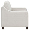 Christine 3-piece Upholstered Sloped Arm Sofa Set Beige — product view 14