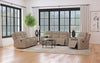 Brentwood Upholstered Motion Reclining Loveseat Taupe — product view 15