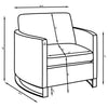 Corliss 3-piece Velvet Upholstered Sofa Set Camel — product view 15