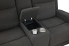 Brentwood 3-piece Upholstered Reclining Sofa Set Charcoal — product view 15