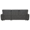 Demko Sleeper Sectional Sofa with Speaker and Storage Chaise Granite — product view 15