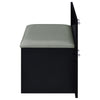 Flora 2-drawer Vanity Set with LED Mirror Black High Gloss — product view 15