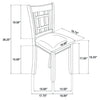 Lavon 5-piece Oval Extension Leaf Dining Set Medium Grey — product view 15