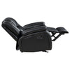 Camila 3-piece Upholstered Reclining Sofa Set Black — product view 15