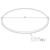 Paxton 5-piece Round Glass Top Counter Height Dining Set Grey — product view 15