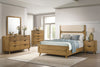 Bennett 6-drawer Bedroom Dresser and Mirror Set Light Oak — product view 15