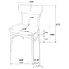 Dortch 5-piece Oval Solid Wood Dining Set Walnut — product view 15