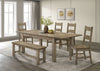 Cardova 87-inch Solid Wood Extension Dining Table Vineyard Oak — product view 16