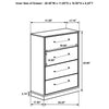 Fenwick 4-drawer Chest of Drawers Grey Oak — product view 16