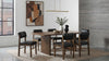 Kehoe Upholstered Dining Side Chair Black and Walnut (Set of 2) — product view 16