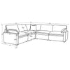 Collins 5-piece Modular Power Reclining Sectional Dark Grey — product view 16