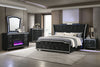 Lorient 8-drawer LED Bedroom Flame Box Dresser Black — product view 16