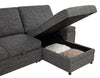 Demko Sleeper Sectional Sofa with Speaker and Storage Chaise Granite — product view 16