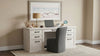Altidore 68-inch 7-drawer Executive Home Office Desk Distressed White — product view 16